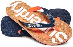 Superdry Kurken teenslippers met glitters