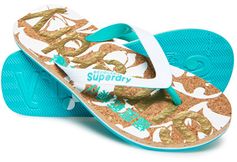 Superdry Kurken teenslippers met print