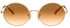 Ray-Ban zonnebril OVAL goud