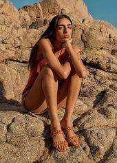 Sandalen met gevlochten bandjes