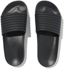 HEMA HEMA Dames Badslippers Met Ribbelband Zwart (zwart)
