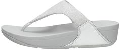 Fitflop - Lulu Shimmerlux Toe - Post Sandals Zilver