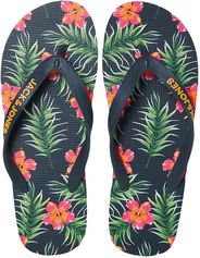 Teenslippers palm print multi