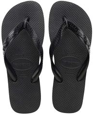 Dames teenslippers top zwart