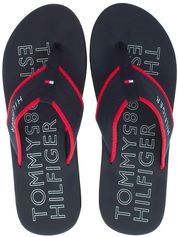 Teenslippers sporty hilfiger blauw