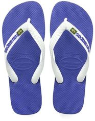 Teenslippers brasil logo blauw