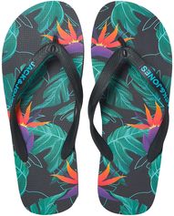 Teenslippers palm print multi II