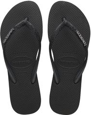 Dames teenslippers slim glitter zwart II