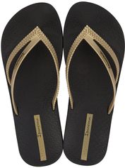 Dames teenslippers anatomic bossa soft zwart