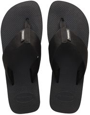 Teenslippers urban basic zwart