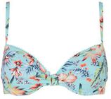 ESPRIT Women Beach beugel bikinitop voorgevormd in all over print turquoise