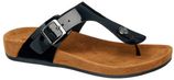 vanHaren Graceland teenslippers zwart