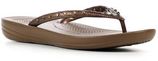 FitFlop TM Iqushion Crystal teenslippers met studs