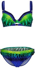Bikini Sunflair blauw/groen/geel