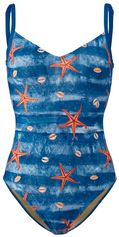 Badpak Alba Moda blauw/oranje