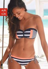 KangaROOS Bandeau-bikinitop ANITA met ritssluiting tussen de cups