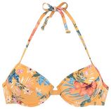 Bench. Push-upbikinitop Maui met een bloemmotief