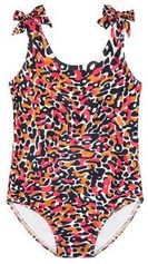 Beachlife badpak met strikjes roze/donkerblauw