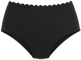 Lascana Highwaist-bikinibroekje Scallop met gelaserd schulprandje