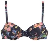 Lascana Bikinitop met beugels MALIA met tropische print