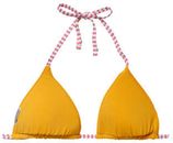 Scotch & Soda reversible triangel bikinitop geel/rood