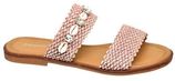 Graceland slippers met sierstenen roze