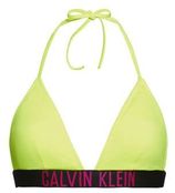 CALVIN KLEIN triangel bikinitop geel