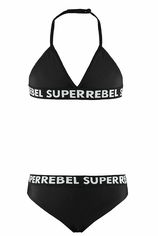 SuperRebel KidsGear Triangle Bikini R103-5002 Zwart
