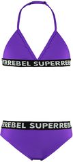 SuperRebel KidsGear Triangle Bikini R103-5002 Paars