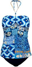Tankini in bandeaumodel Sunflair Blauw