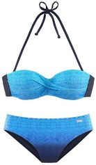 Lascana Beugelbikini in bandeaumodel met verloop