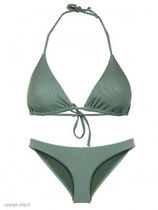 Bikini Triangle Textured Green