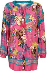 Tuniek met bloemendessin Alba Moda Paars