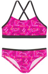 Bench. Bustierbikini met veelkleurige logoprint