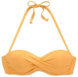 s.Oliver RED LABEL Beachwear Beugelbikinitop in bandeaumodel Rome in wikkellook