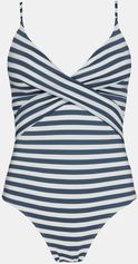 Barts Custe Shaping One Piece Badpak Blauw/Gestreept