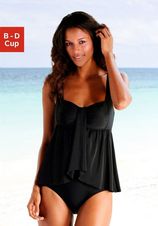 Lascana Badpak met aangerimpelde top en modellerend effect