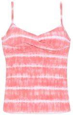 s.Oliver RED LABEL Beachwear Tankinitop met beugels Enja met batikprint en wikkel-look