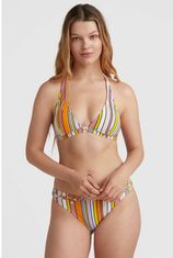 Voorgevormde halter bikinitop Marga lila/geel/oranje