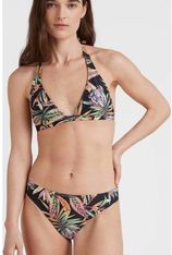 Voorgevormde halter bikini Marga Rita zwart/geel/groen