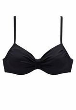Niet-voorgevormde beugel bikinitop zwart