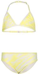 Triangel bikini geel/wit