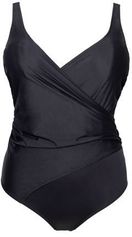 Badpak met overslag zwart