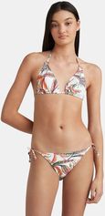 Capri-Bondey Bikini Set Bikinibroek Wit/Ass. Bloem
