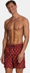 Swimshort Scratched Palm Roest