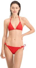 Voorgevormde triangel bikinitop rood