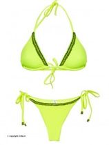 Semi-string Bikini Neon Lemon