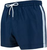 Zwemshort runner tape logo blauw