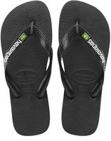 Teenslippers brasil logo zwart