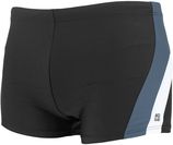 Zwemboxer retro mini logo zwart